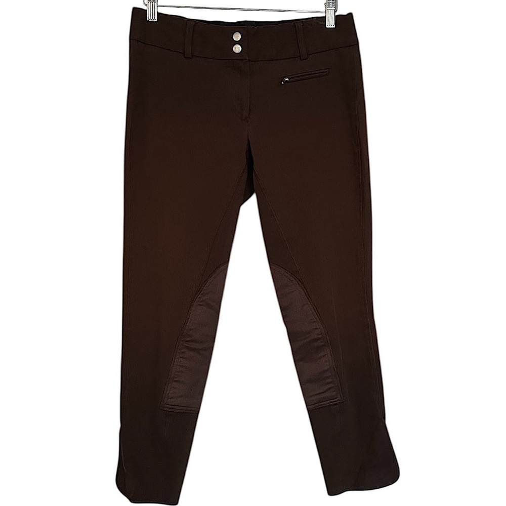 Goode Rider Knee Patch Riding Breeches Brown Size 30R Equestrian